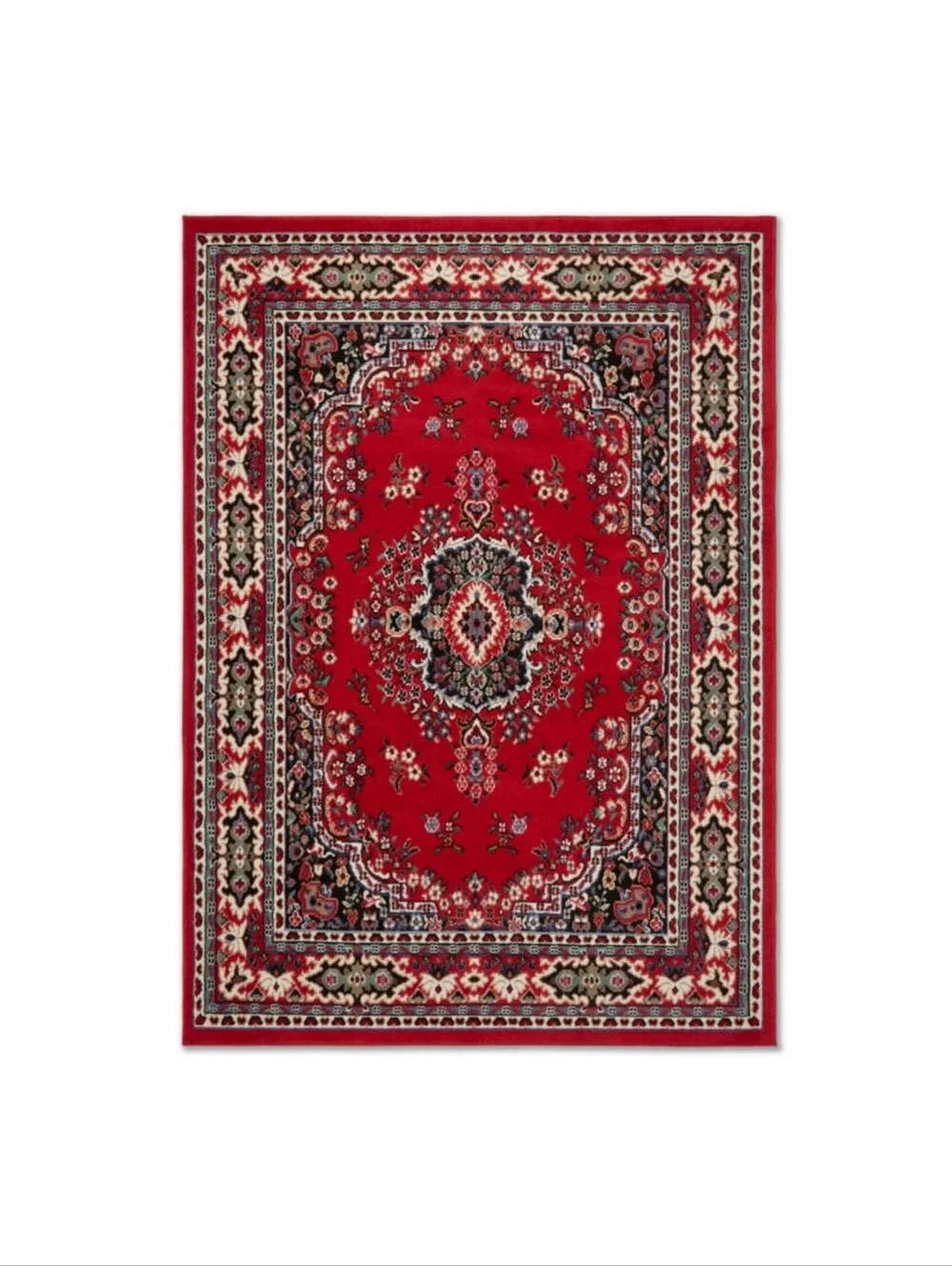 Home Dynamix Premium Sakarya Traditional Medallion Border Area Rug